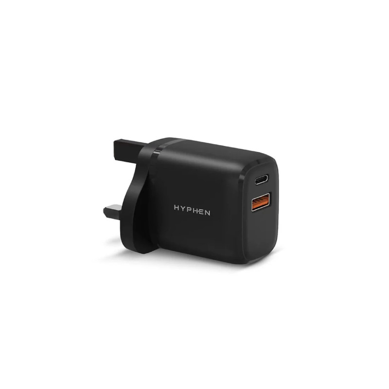 Hyphen VoltPort DUO PD Wall Charger - Black - شاحن